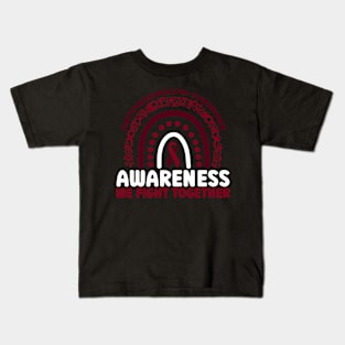 Antiphospholipid Syndrome Awareness We Fight Together Kids T-Shirt
